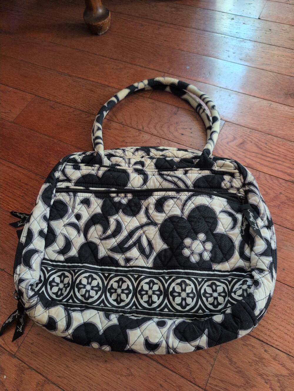 Vera Bradley Metropolitan bag in the Night & Day floral pattern